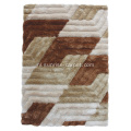 Microfiber 3D Design Area Rug